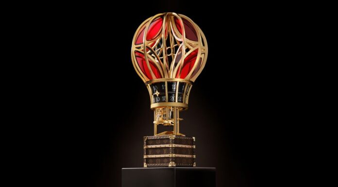 Louis Vuitton presenta la nuova Montgolfière Aéro una straordinaria creazione di Alta Orologeria, simbolo del savoir-faire della Maison Montgolfière Aéro