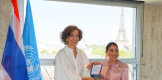 L'UNESCO premia SAR la Principessa Sirivannavari per il suo contributo al patrimonio culturale