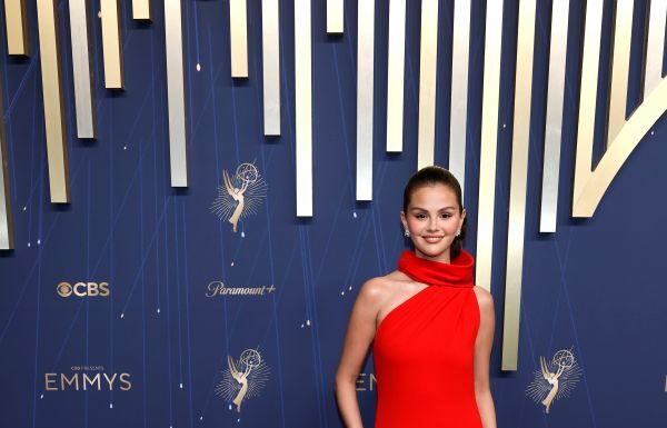 Selena Gomez wears custom Louis Vuitton to the 77th Primetime Emmy Awards Selena Gomez wears custom Louis Vuitton to the 77th Primetime Emmy Awards