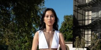 Prapamonton Eiamchan ha indossato un abito custom made e gioielli Louis Vuitton per il Festival del Cinema di Venezia Prapamonton Eiamchan ha indossato un abito custom made e gioielli Louis Vuitton per il Festival del Cinema di Venezia