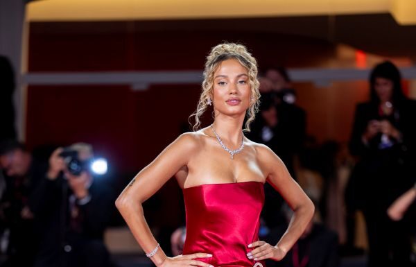 Rose Bertram wears Genny at Venice International Film Festival Rose Bertram walk the Red Carpet of Den Sidste Viking (The Last Viking) at the 82° Venice International Film Festival dressed in GENNY