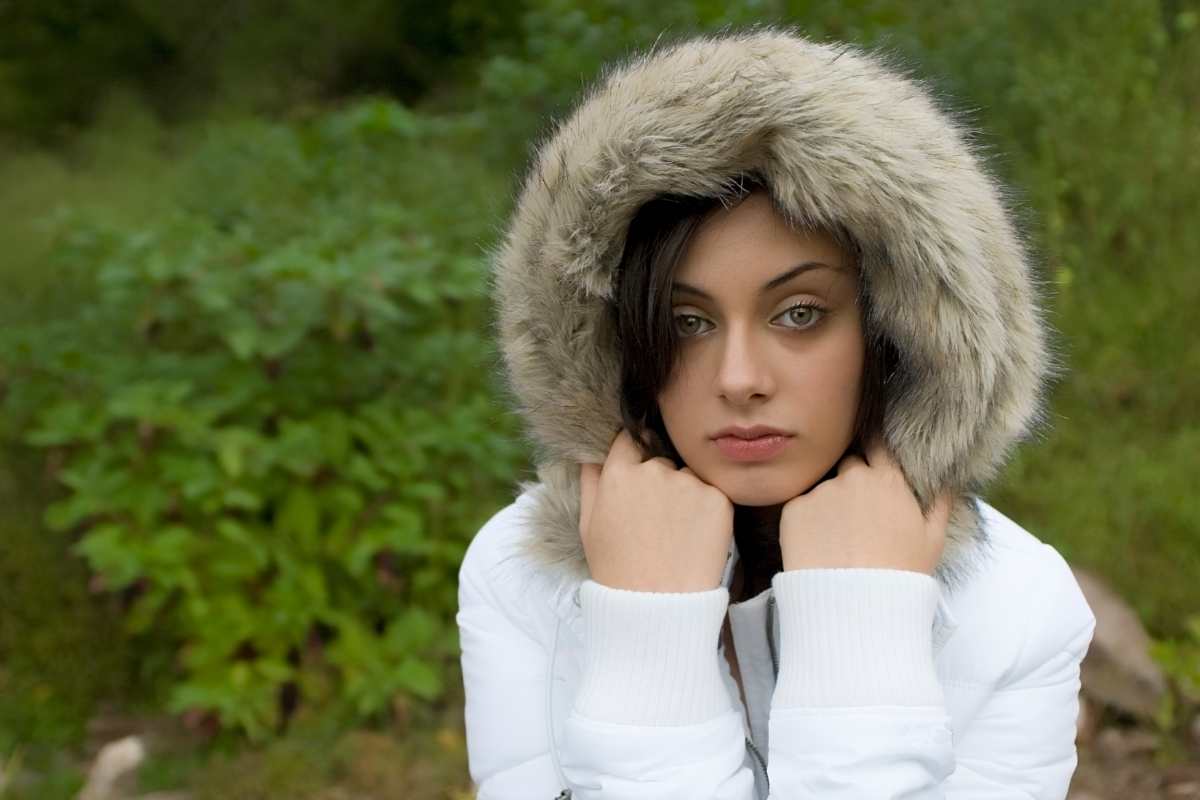 Cappuccio con pelliccia