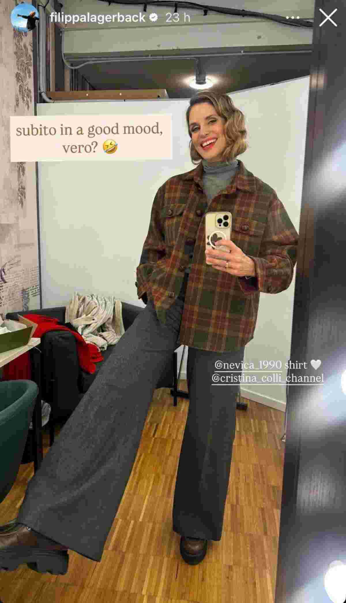 Filippa Lagerback look minimal