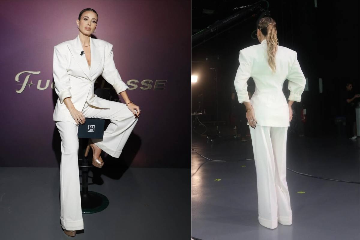 Diletta Leotta total white