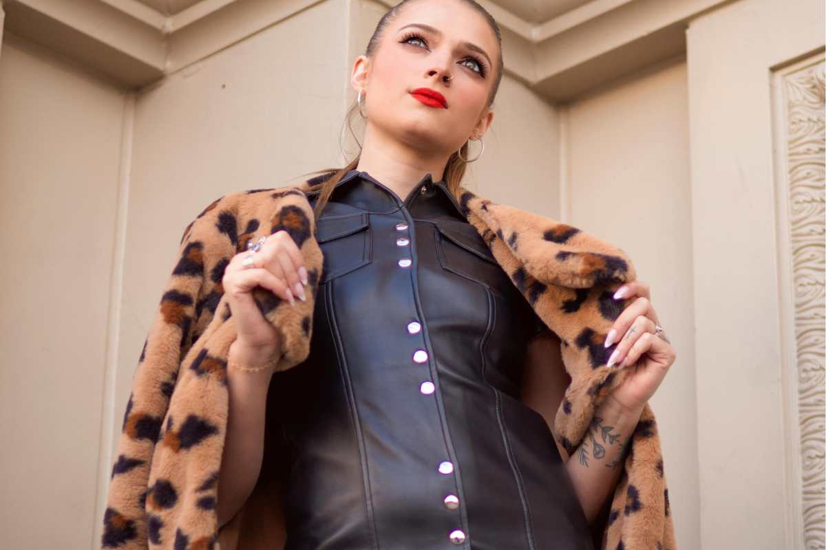 Look in pelle per le feste