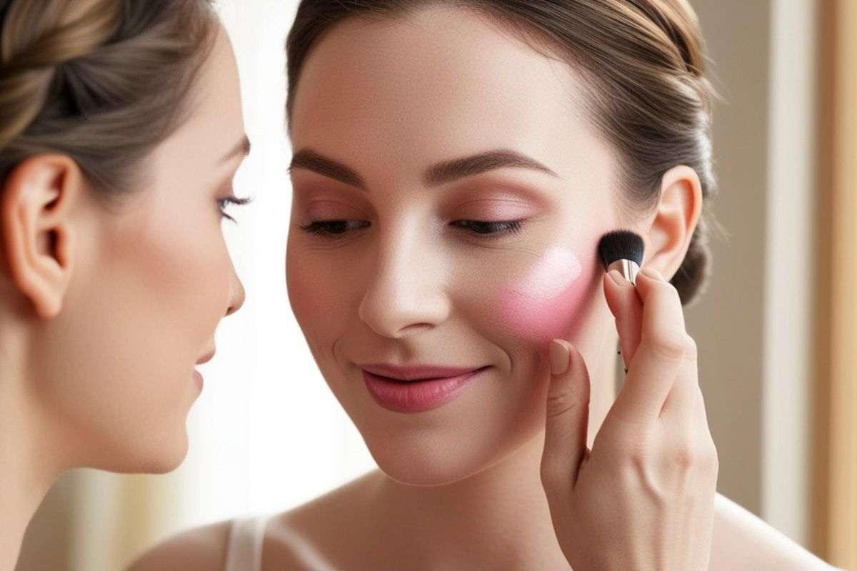 applicazione blush scelta sottotono