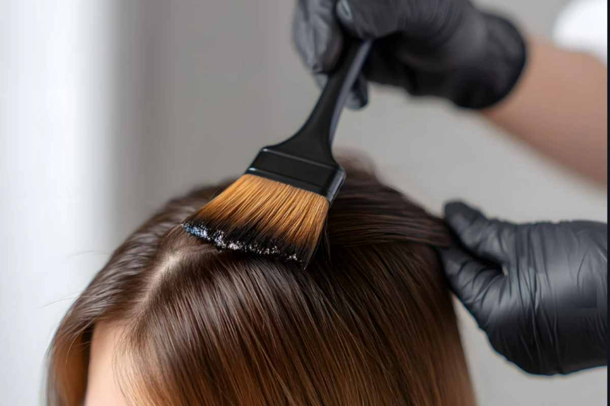 capelli applicazione tinta