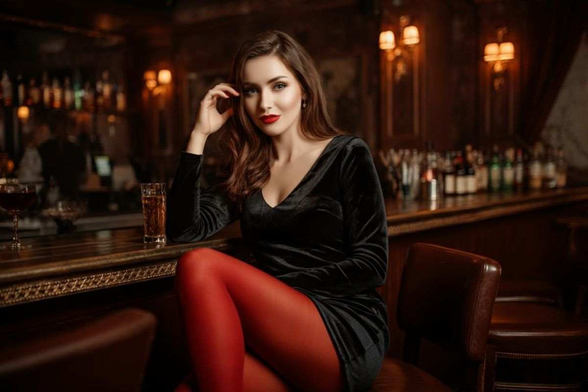 come indossare le calze rosse