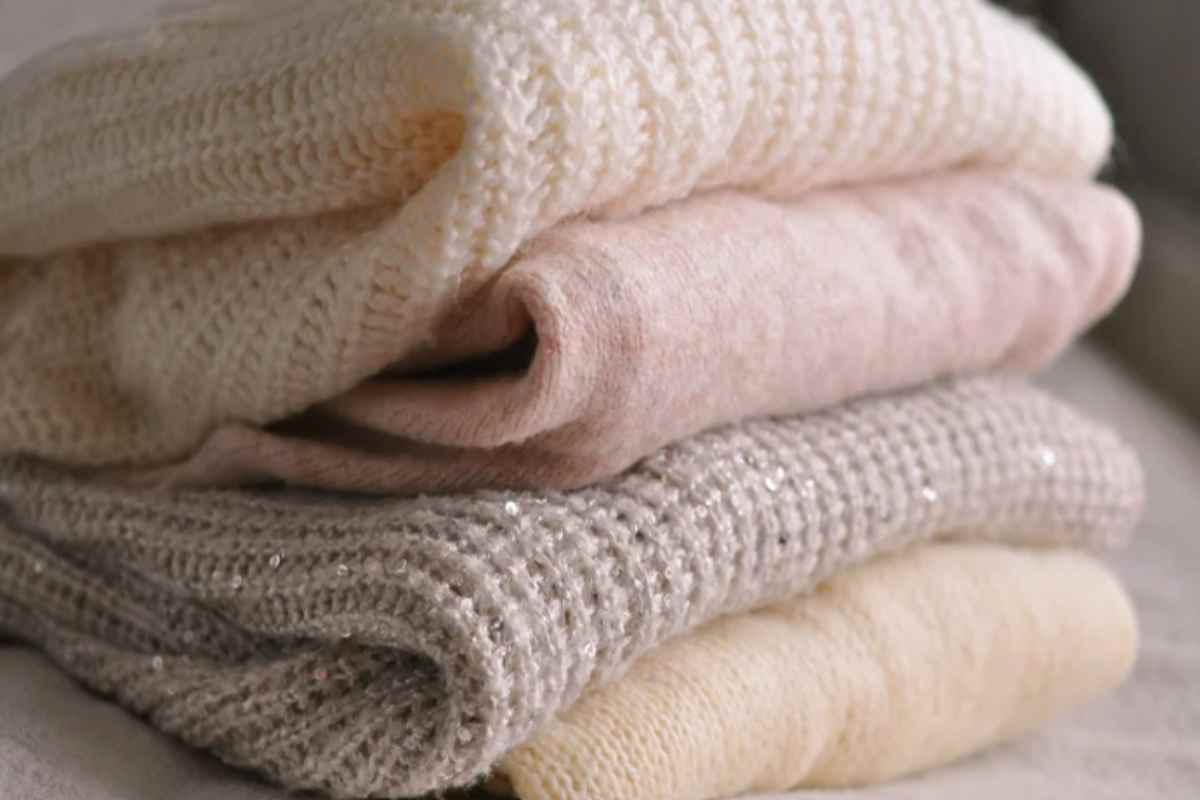 maglioni lana gialla