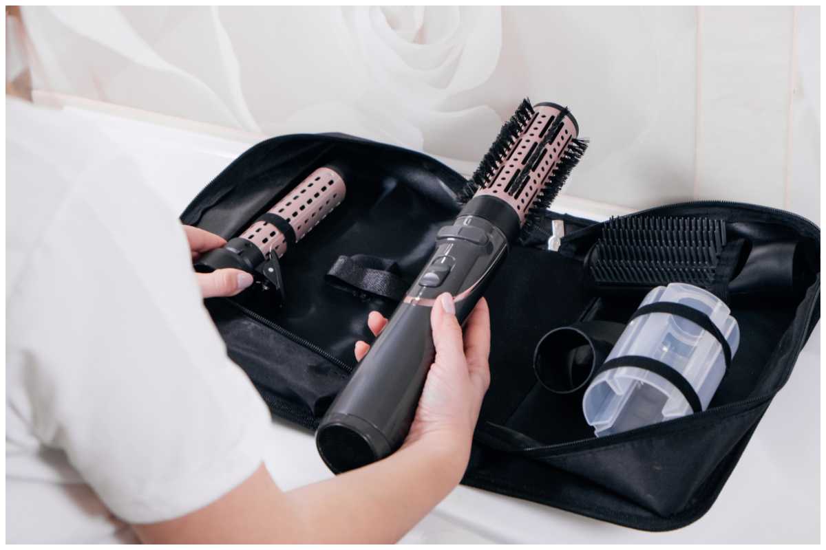 spazzola ad aria calda come usarla