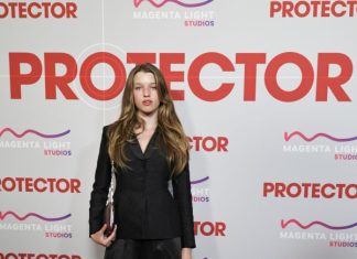 Dior presents Ever Anderson Ever Anderson in Dior at the Premiere of "Protector"