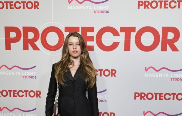 Dior presents Ever Anderson Ever Anderson in Dior at the Premiere of "Protector"