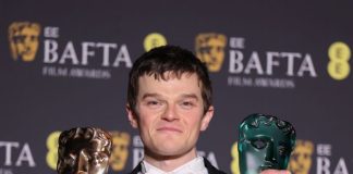 Robert Aramayo in Dior at the 2026 EE Bafta Film Awards