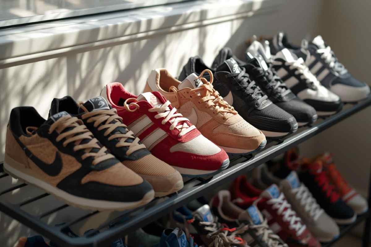 Scarpe di ginnastica scarpiera