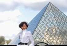 Celebrities at the Louis Vuitton Women’s Fall-Winter 2026 SHOW at Cour Carrée du Louvre in Paris Celebrities at the Louis Vuitton Women's Fall-Winter 2026 SHOW at Cour Carrée du Louvre in Paris