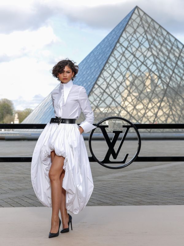 Celebrities at the Louis Vuitton Women's Fall-Winter 2026 SHOW at Cour Carrée du Louvre in Paris