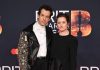 Mark Ronson & Grace Gummer both in custom Celine at The 2026 BRIT Awards Mark Ronson & Grace Gummer both in custom Celine at The 2026 BRIT Awards