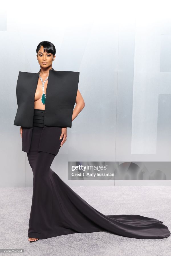 Ciara wears STEPHANE ROLLAND at the VANITY FAIR OSCAR PARTY in Los Angeles