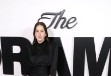 Alana Haim wears custom Louis Vuitton to “The Drama” premiere in Los Angeles Alana Haim wears custom Louis Vuitton to “The Drama” premiere in Los Angeles