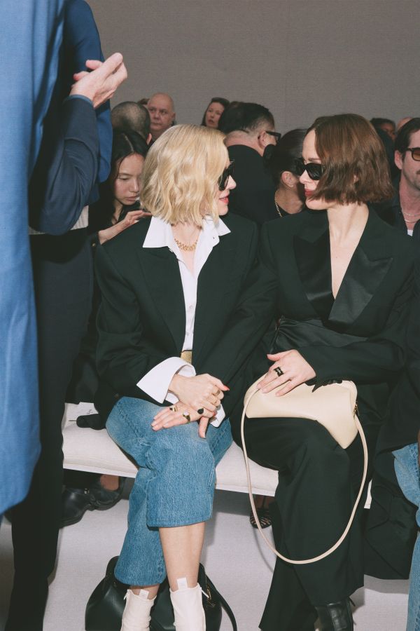 Naomi Watts and Sarah Paulson attending CELINE Hiver 2026 show.