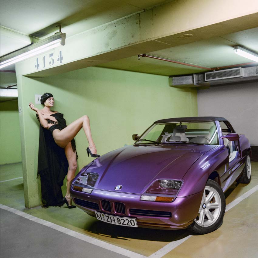 Helmut Newton. Cars: a cinematic convergence of style and speed at Villa Olmo
