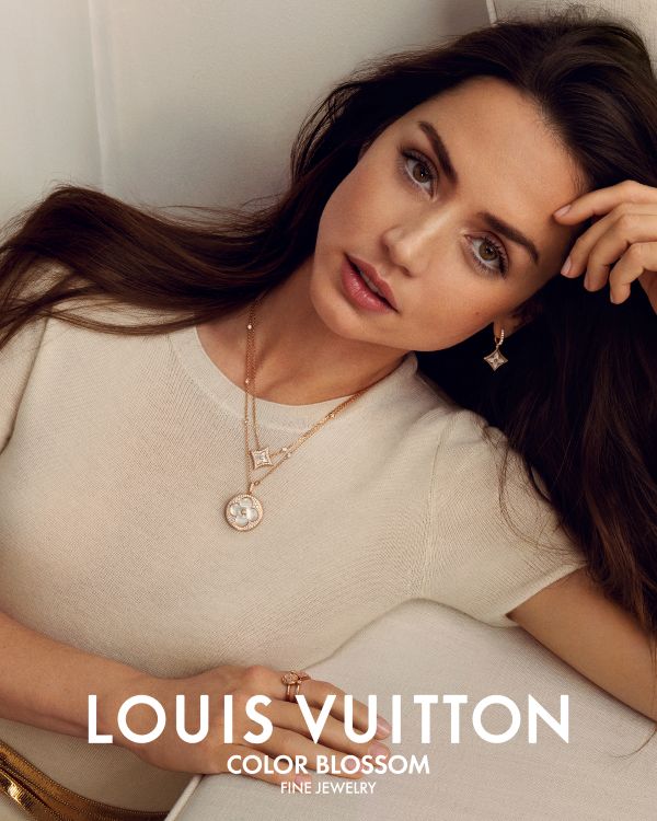 Louis Vuitton Unveils Expanded Color Blossom Fine Jewelry Collection Global Campaign with House Ambassadors Ana de Armas and Ouyang Nana