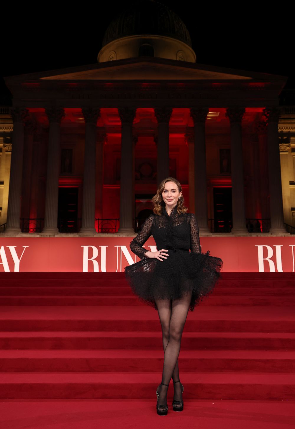 Emily Blunt in Dior at the "A Night with Runway" Gala for "The Devil Wears Prada 2".