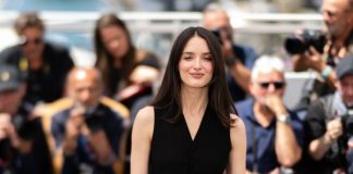 Charlotte Le Bon wearing Dior in Cannes