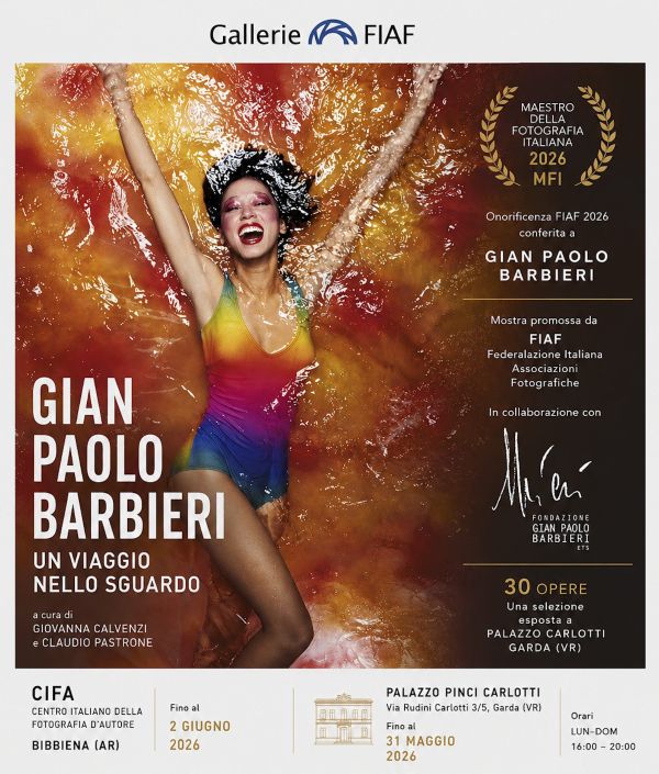Gian Paolo Barbieri premiato Maestro della Fotografia Italiana 2026 e la Mostra a Palazzo Pinci Carlotti