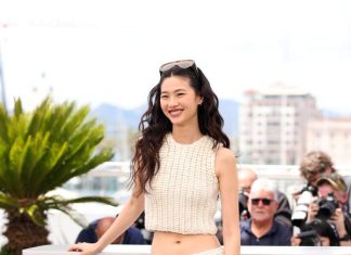 Hoyeon wears Louis Vuitton at the “Hope” Photocall during the 79th Annual Cannes Film Festival Hoyeon wears Louis Vuitton at the “Hope” Photocall during the 79th Annual Cannes Film Festival