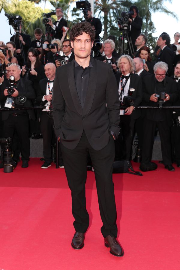 Louis Garrel Dior Black Wool Shawl Collar Suit Cannes 2026 Opening Ceremony