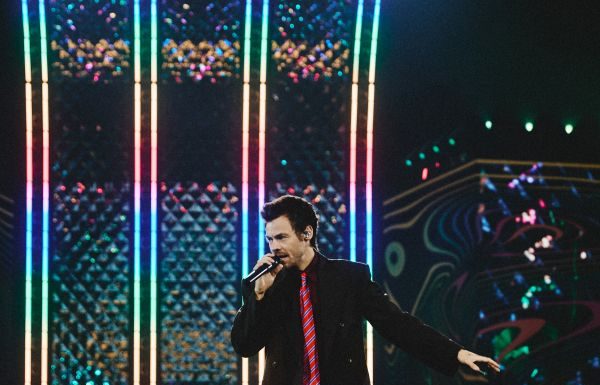 Harry Styles is wearing CELINE for the closing of his residency of the Together, Together Tour in Amsterdam. Harry Styles is wearing CELINE for the closing of his residency of the Together, Together Tour in Amsterdam.