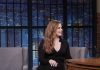 Amy Adams wears Louis Vuitton on Late Night With Seth Meyers Amy Adams wears Louis Vuitton on Late Night With Seth Meyers