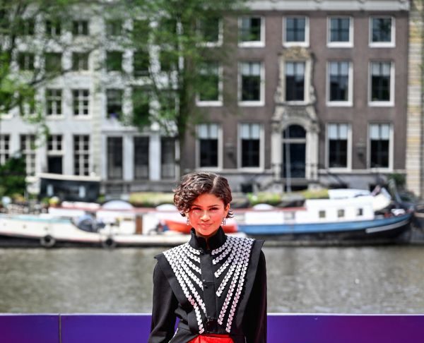 Zendaya wears Louis Vuitton to the Spider-Man: Brand New Day photocall in Amsterdam Zendaya wears Louis Vuitton to the Spider-Man: Brand New Day photocall in Amsterdam
