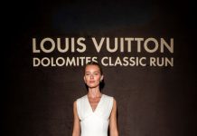 Giulia Maenza wears Louis Vuitton to celebrate the start of the Louis Vuitton Dolomites Classic Run 2026 in Venice Giulia Maenza wears Louis Vuitton to celebrate the start of the Louis Vuitton Dolomites Classic Run 2026 in Venice