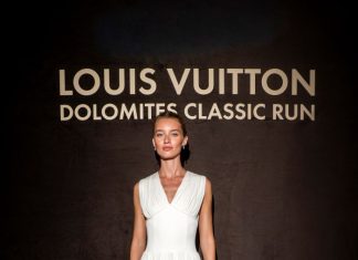 Giulia Maenza wears Louis Vuitton to celebrate the start of the Louis Vuitton Dolomites Classic Run 2026 in Venice Giulia Maenza wears Louis Vuitton to celebrate the start of the Louis Vuitton Dolomites Classic Run 2026 in Venice