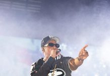 Jay-Z wears custom Louis Vuitton to his concert in Paris Jay-Z wears custom Louis Vuitton to his concert in Paris