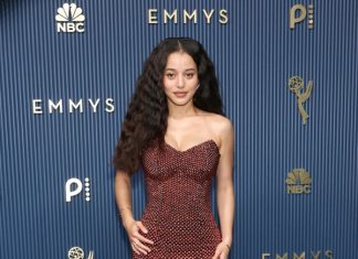 Chase Infiniti wears custom Louis Vuitton to the 78th Primetime Emmy Awards Chase Infiniti wears custom Louis Vuitton to the 78th Primetime Emmy Awards