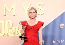 Rhea Seehorn wins “Outstanding Lead Actress in a Drama Series” in custom Louis Vuitton at the 78th Primetime Emmy Awards Rhea Seehorn wins “Outstanding Lead Actress in a Drama Series” in custom Louis Vuitton at the 78th Primetime Emmy Awards