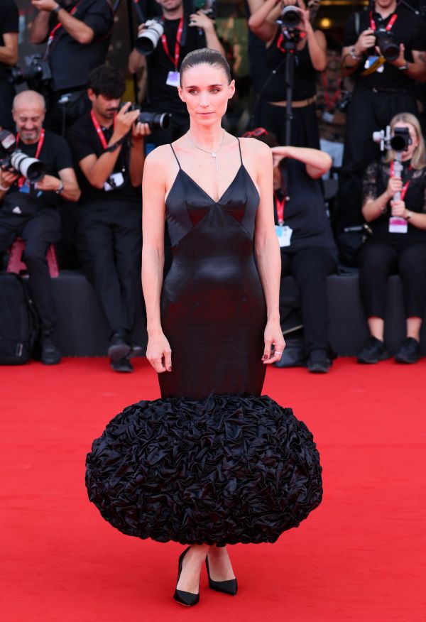 Rooney Mara wears Custom Louis Vuitton to “The Bucking Fastard” Screening during the 83RD Venice Film Festival
