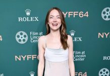 Emma Stone wears Louis Vuitton to the premiere of “The Debut” during New York Film Festival Emma Stone wears Louis Vuitton to the premiere of “The Debut” during New York Film Festival